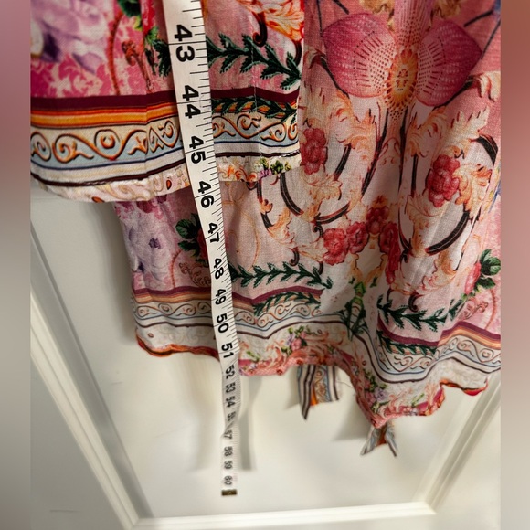 Aratta Floral Multicolor Kimono Goddess Dress - Picture 15 of 16